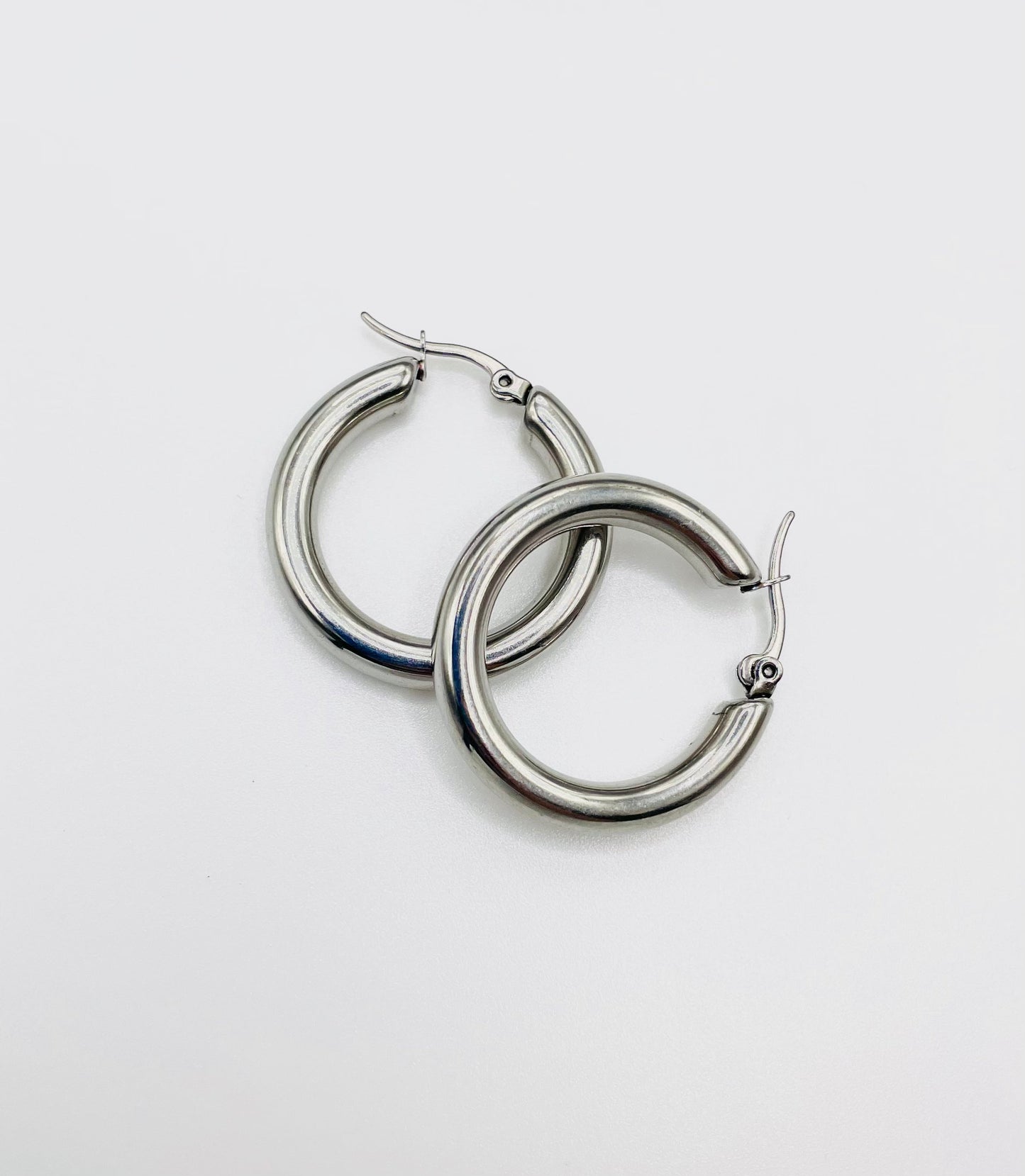 Gigi Everyday Hoops - Silver