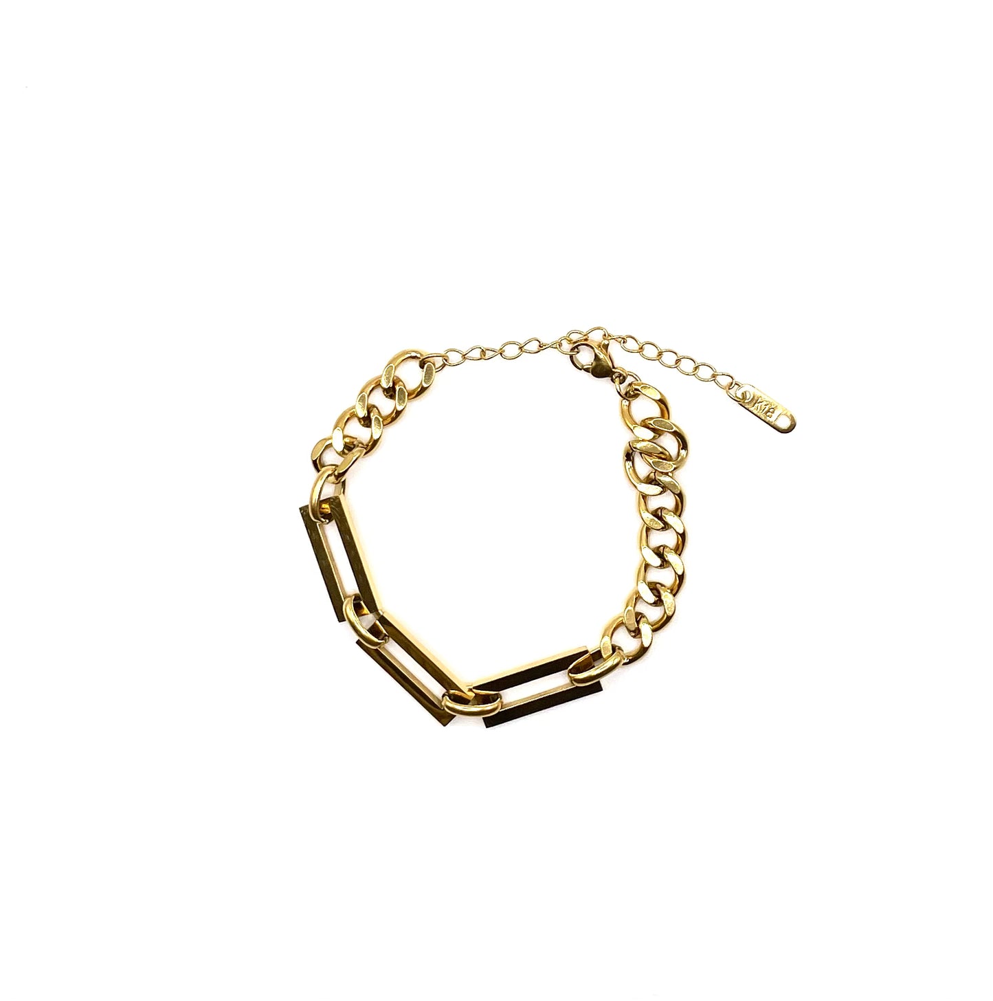 Bracelet chaîne mixte Faye